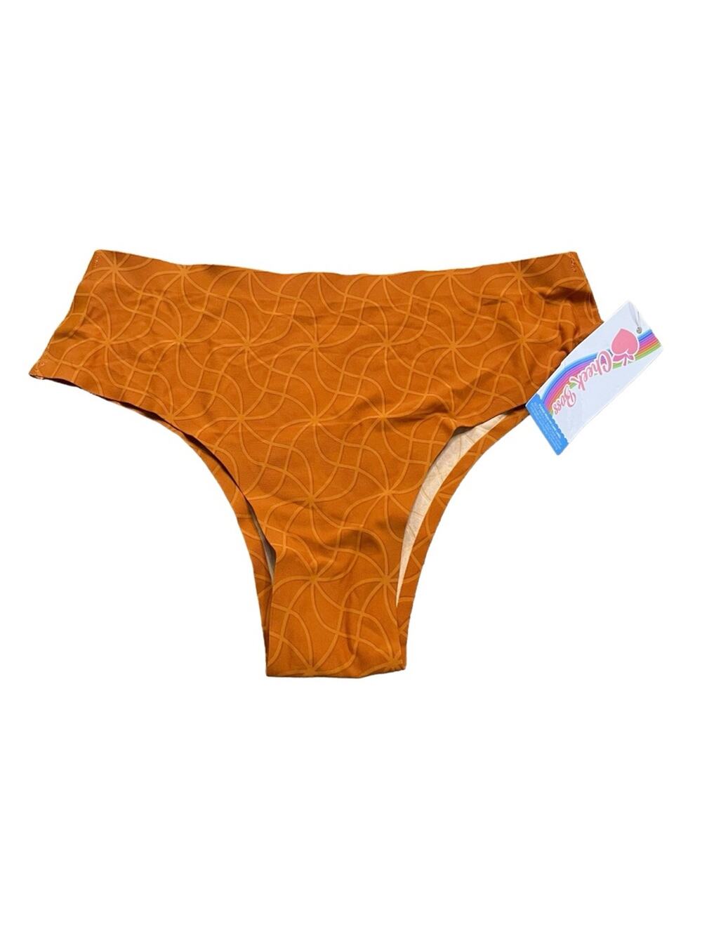 Cheek Boss Cheeky Panty Pumpkin Pinwheel Size Small